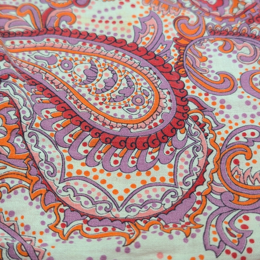 Vintage Apron Paisley Reversible Kitchen - Picture 3 of 5